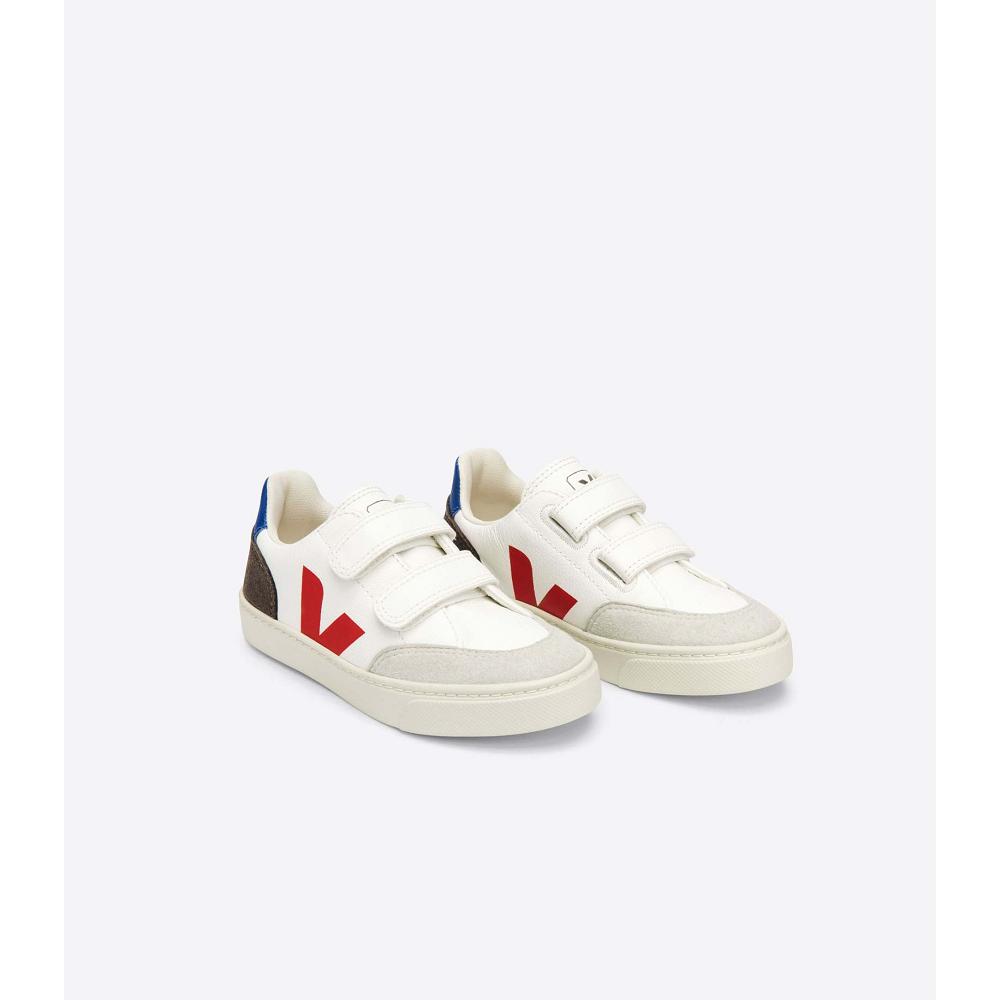 Veja V-12 CHROMEFREE Tenisky Detske White/Grey | SK 887PJJ